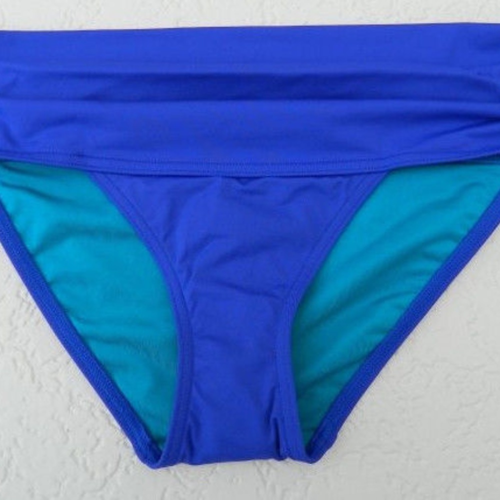 VS Swim Low Rise Bikini Bottom Cobalt Blue
